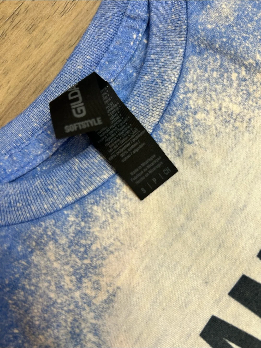 Gildan Blue & Cream 'Mama Mommy Mom Bruh' Graphic Tee
